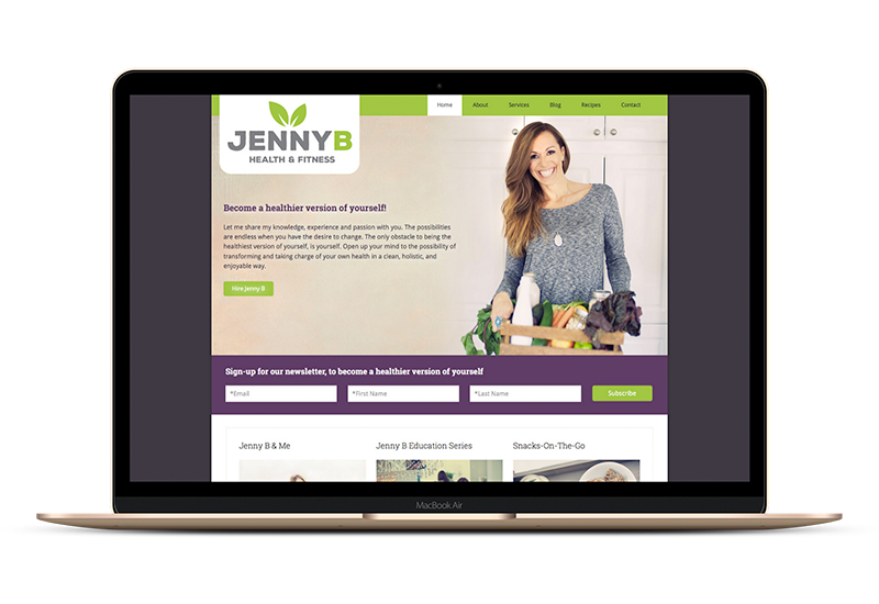 Jenny B Fitness Website